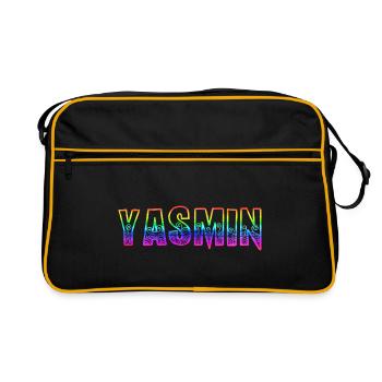 Yasmin RS Arc-en-ciel - Sac Retro - noir/or - Devant