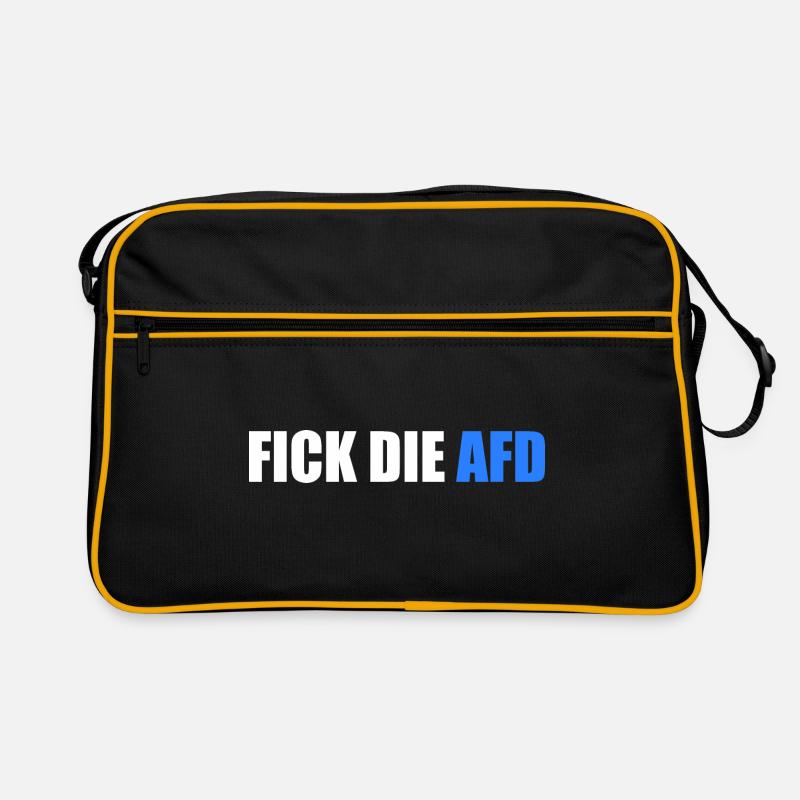Fick die afd Retro Tasche