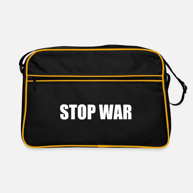 Stop war Retro Bag
