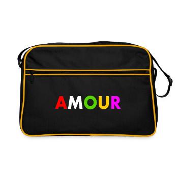 Amour - Retro Bag - black/gold - Front