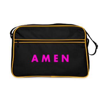 Amen - Sac Retro - noir/or - Devant
