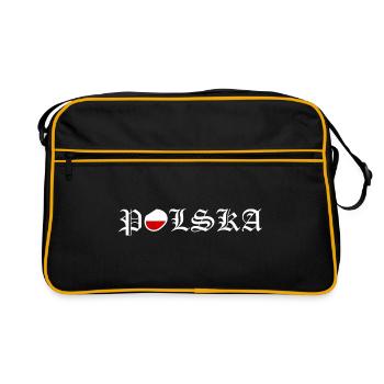 Pologne - Sac Retro - noir/or - Devant