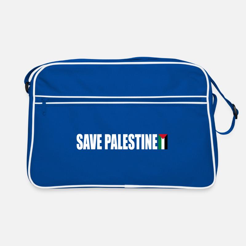 Save palestine Retro Tasche
