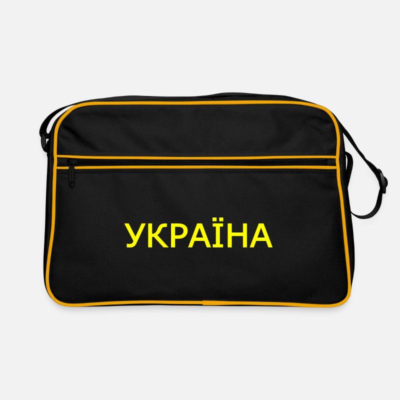 Ukraine - Sac Retro - noir/or