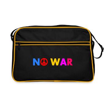 No war - Sac Retro - noir/or - Devant