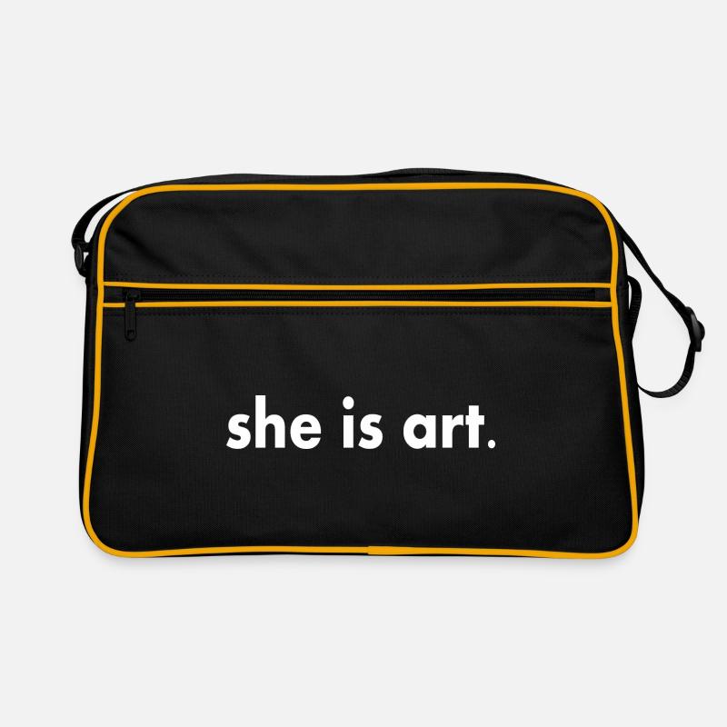 She is art Retro Tasche