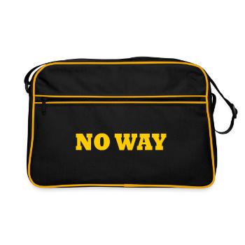No way - Retro Bag - black/gold - Front