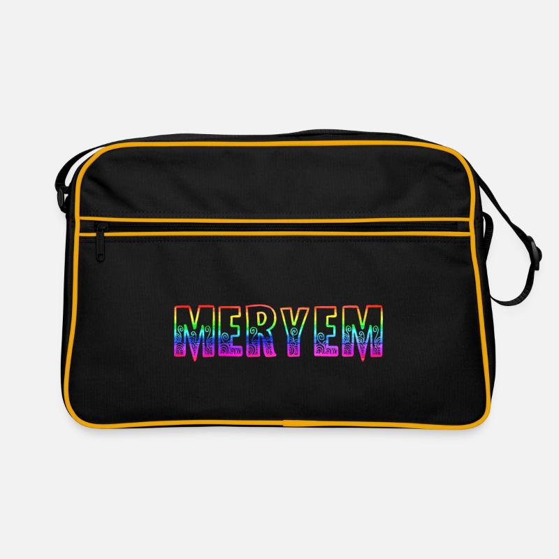 meryem rs regenbogen Retro Tasche