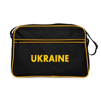 Ukraine - Retro Bag - black/gold - Front
