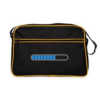 Loading bar PC Icon icon - Retro Bag - black/gold - Front