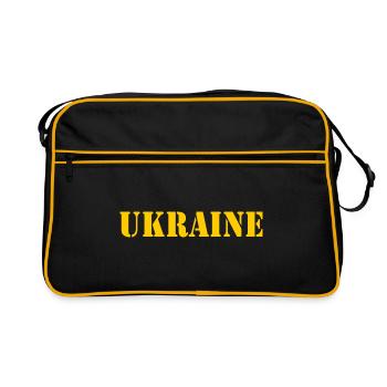 Ukraine - Sac Retro - noir/or - Devant