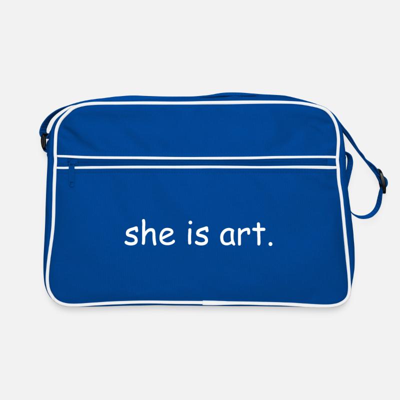 She is art Retro Tasche