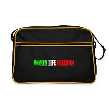 Women life freedom iran - Sac Retro - noir/or - Devant