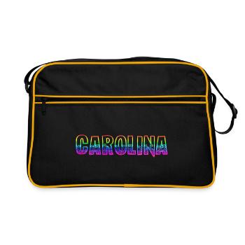 carolina rs arc-en-ciel - Sac Retro - noir/or - Devant