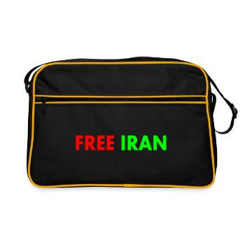 Free iran - Sac Retro - noir/or - Devant