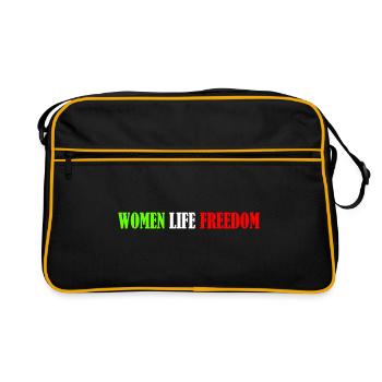 Women life freedom - Retro Bag - black/gold - Front