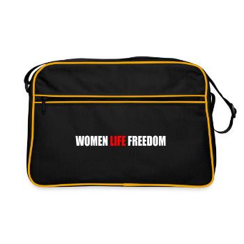 Women life freedom - Sac Retro - noir/or - Devant
