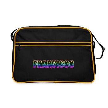 Francisco RS Arc-en-ciel - Sac Retro - noir/or - Devant