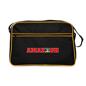 AMAZIGH - Sac Retro - noir/or - Devant
