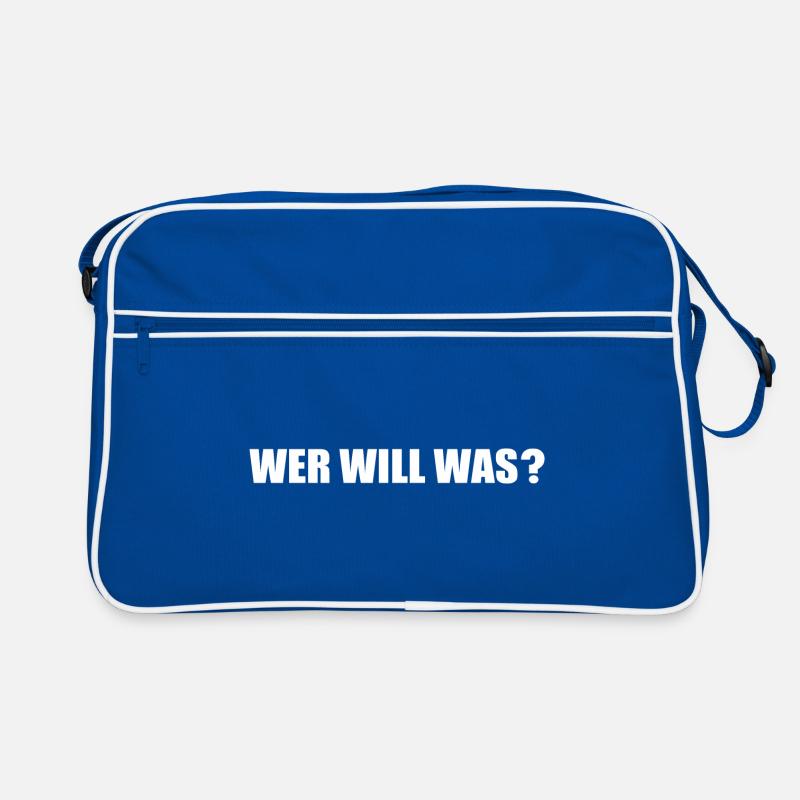 Wer will was Retro Tasche