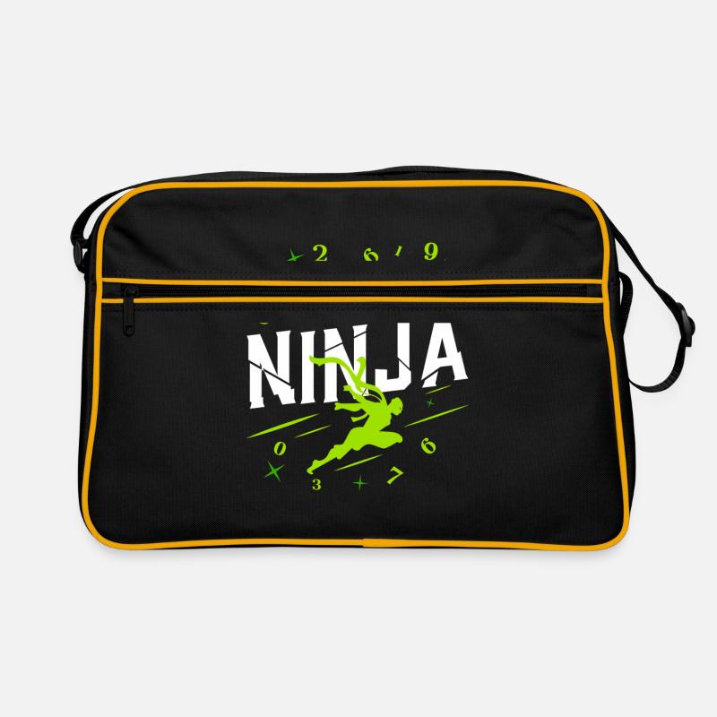 Math Ninja Math Kids Saying Jeu de Pun Sac Retro