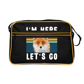 Renard - Sac Retro - noir/or - Devant