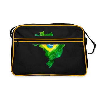 Brésil - Sac Retro - noir/or - Devant