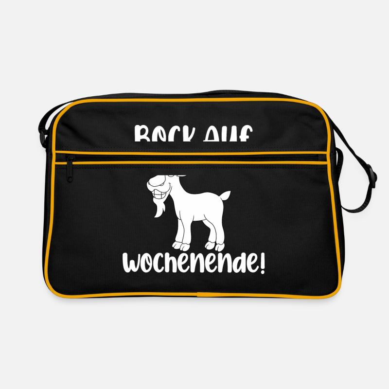 Bock Auf Wochenende Retro Tasche