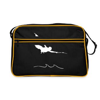 Wakeboard Trick & T-shirt cadeau - Sac Retro - noir/or - Devant