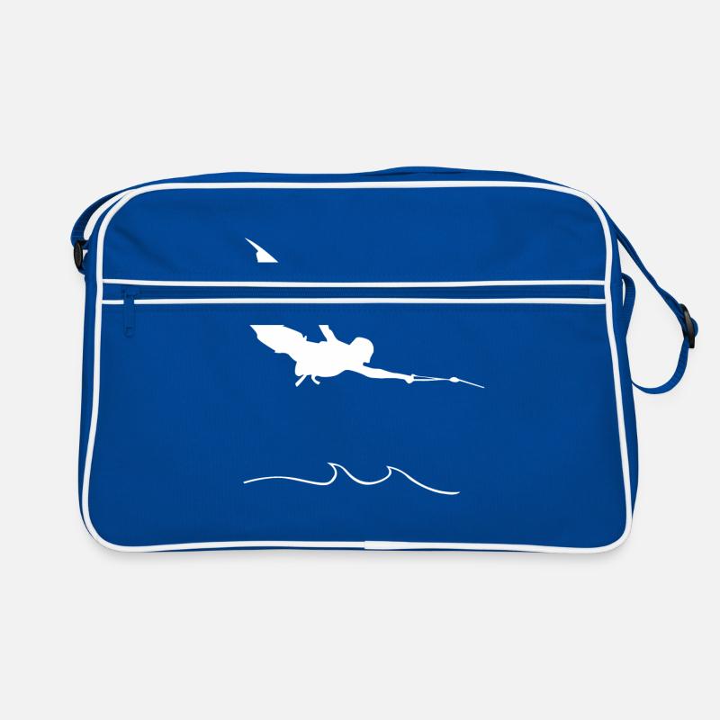 Wakeboard Trick & T-Shirt Geschenk Retro Tasche