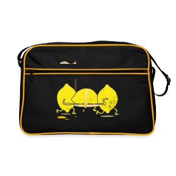 lemonade - Retro Bag - black/gold - Front