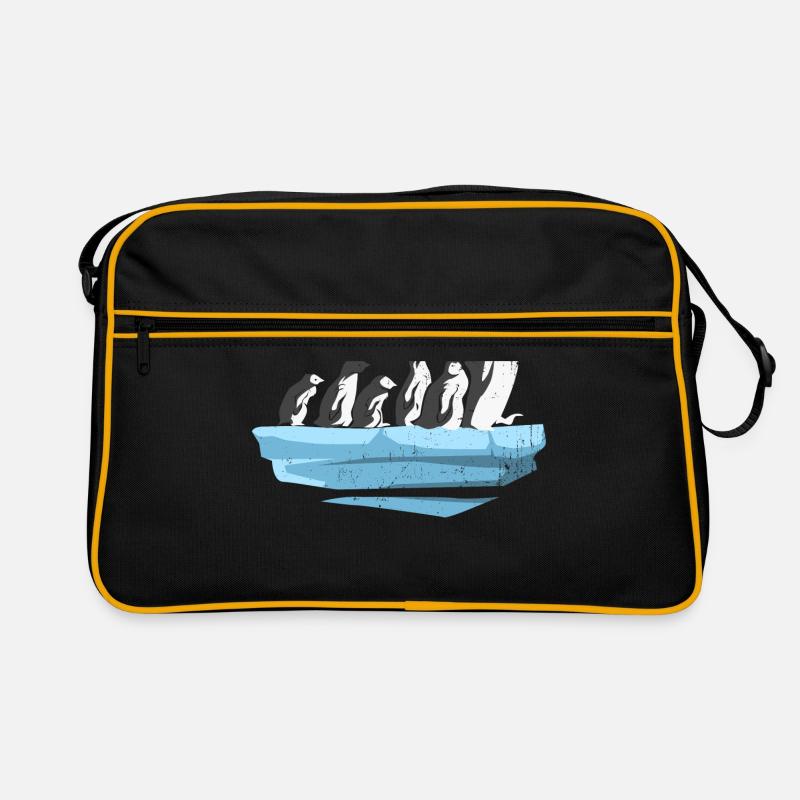 Pinguine Pinguin Pinguinfamilie Geschenk Retro Tasche
