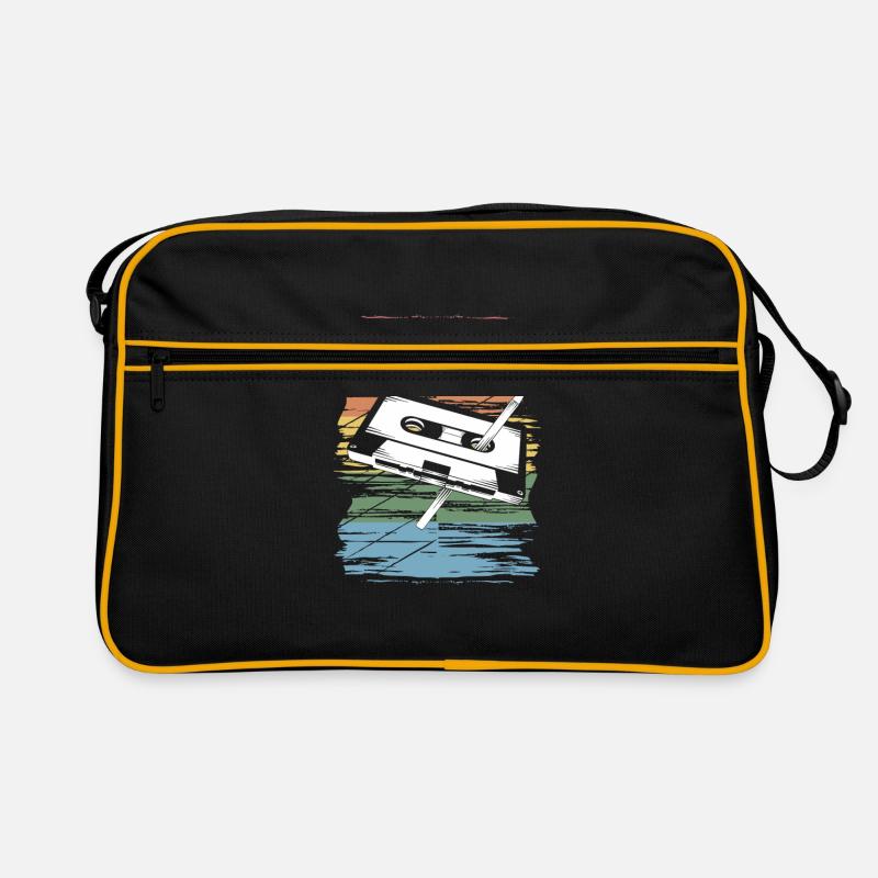 Stylo à cassette rétro vintage graphique original Sac Retro