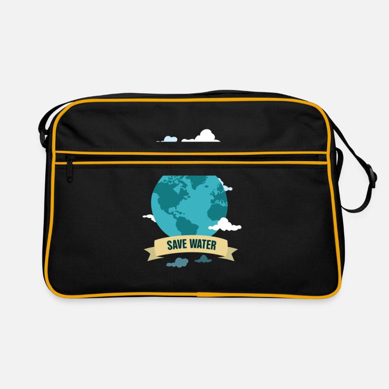 Économiser l'eau Sac Retro