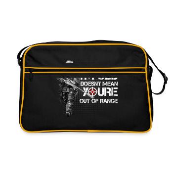 Snipers militaires - Sac Retro - noir/or - Devant