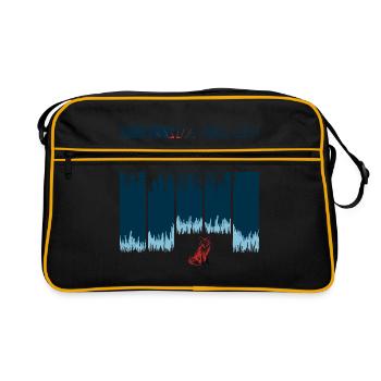 Renard - Sac Retro - noir/or - Devant