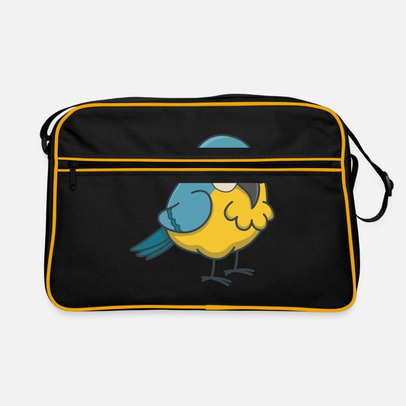 Budgerigar bird gift kawaii comic pet Retro Bag