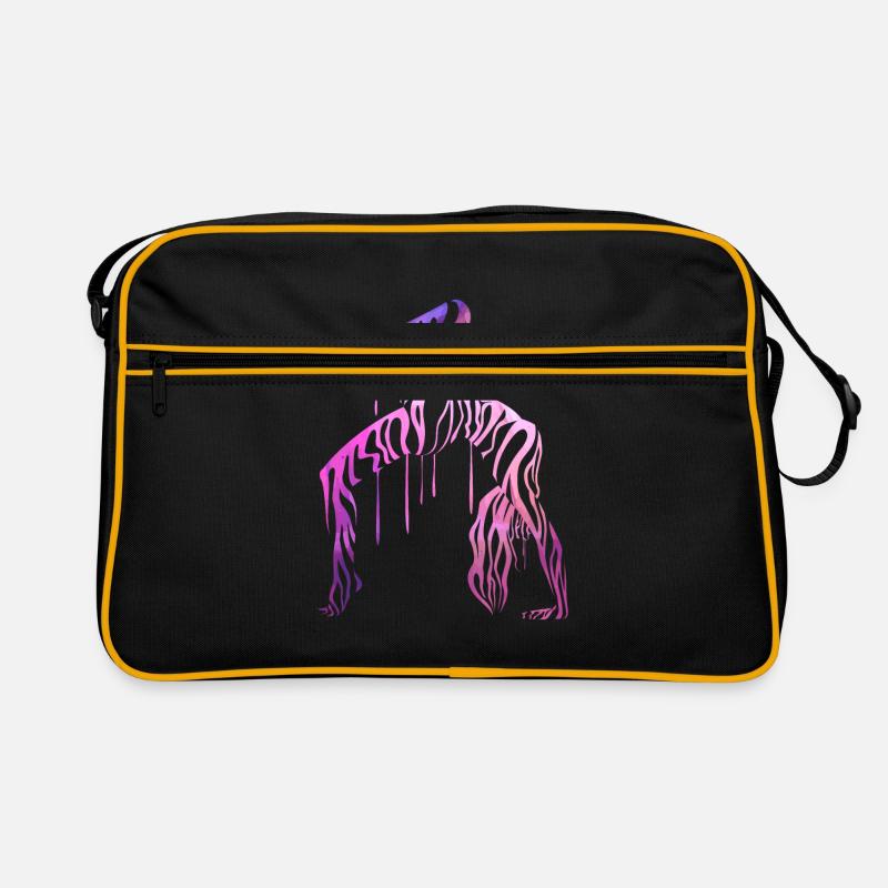 Yoga Pose Akrobatik Geschenk Yogi Training Zirkus Retro Tasche