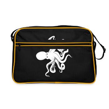 Octopus octopus - Retro Bag - black/gold - Front