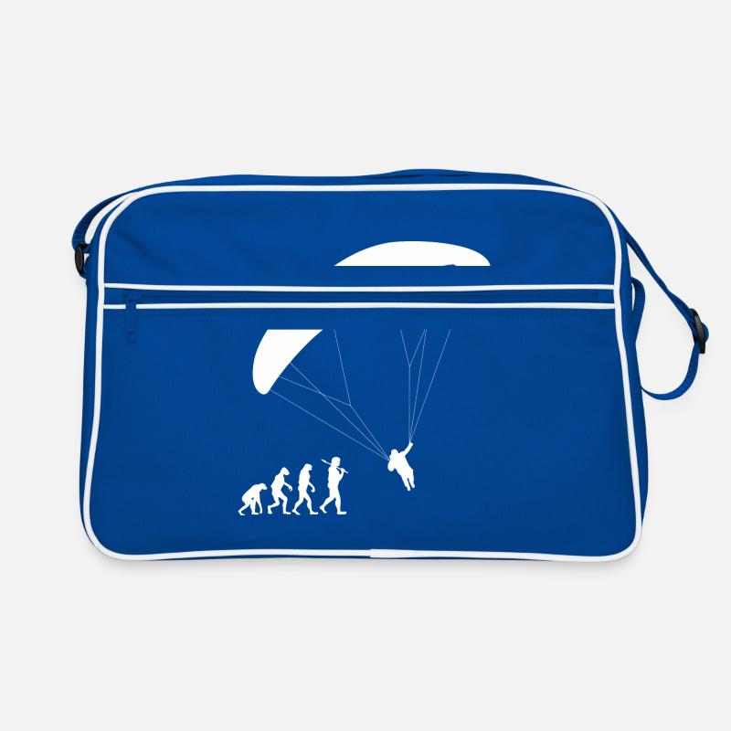 Paragliding Evolution Paraglider Gift Flying Retro Bag