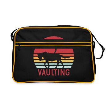 Cheval de cheval d'équitation rétro Volti - Sac Retro - noir/or - Devant