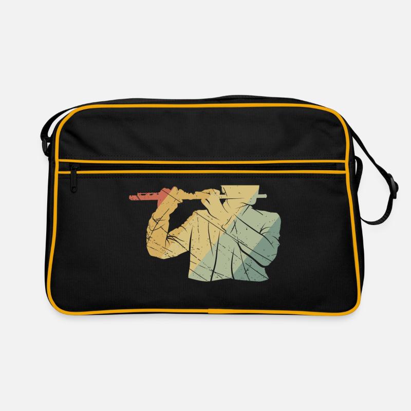 Flöte retro Retro Tasche