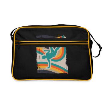 Breakdancing - Retro Bag - black/gold - Front