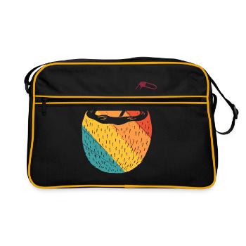 coconut - Retro Bag - black/gold - Front