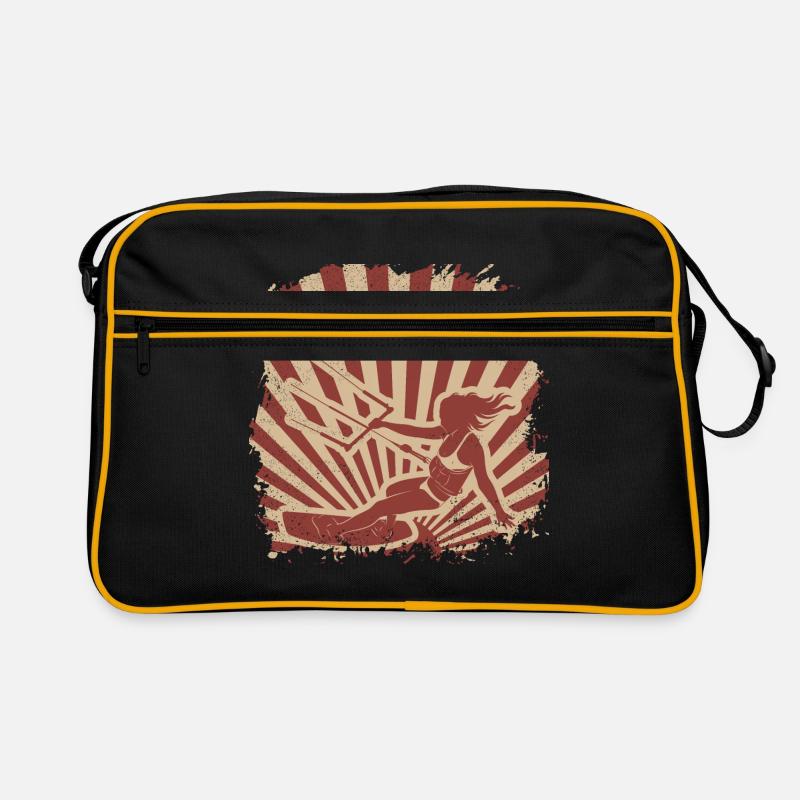 Kitesurf - Sac Retro - noir/or