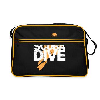 Plongée - Sac Retro - noir/or - Devant