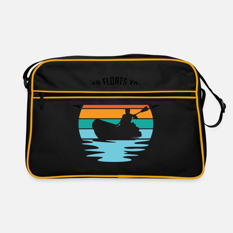 Whatever Floats Your Boat Kayaking Rowing Paddle R Retro Tasche