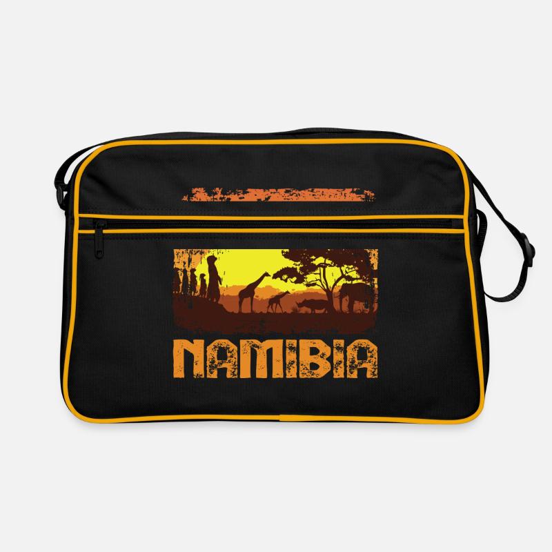 Namibia Afrika Shirt Geschenkidee Retro Tasche