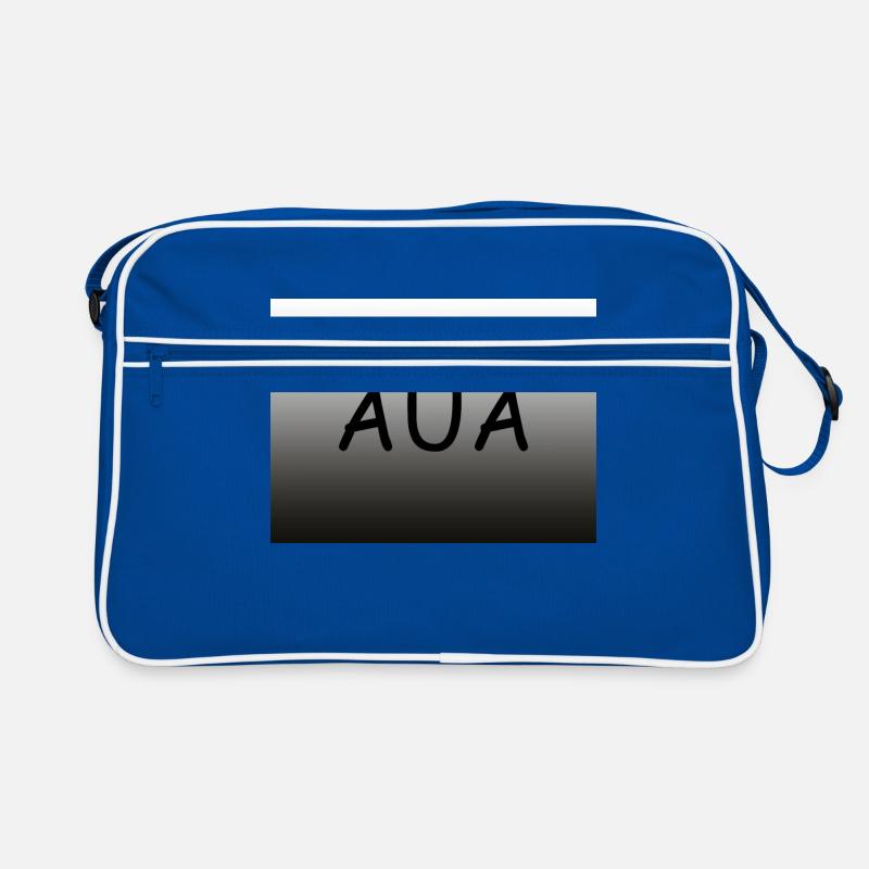 Lettering Aua horizontal with gradient Retro Bag