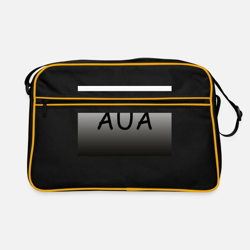 Lettrage Aua horizontal avec dégradé Sac Retro